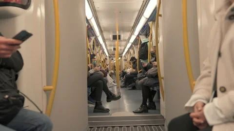 Madrid Subway 1 Stock Footage 232539687