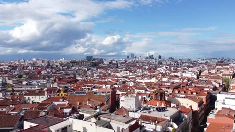 Madrid on sunny day Stock Footage 307497817