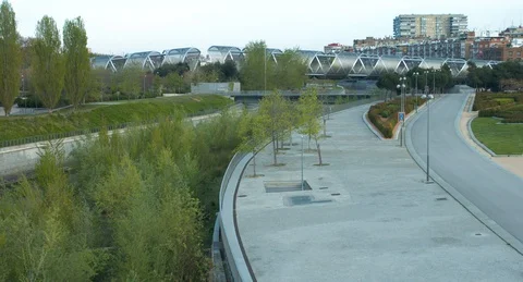 Madrid vacio Stock Footage 127990566