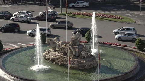 Madrid view from City Hall Stock Footage 56910319