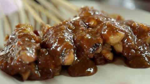 Madurese chicken satay 動画素材 265674553