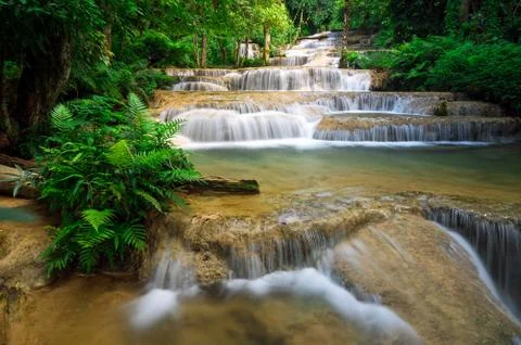 Mae Kae Waterfall Stock Photos