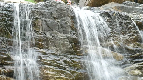 Mae Klang waterfall, Doi Inthanon national park, Chiang Mai, Thailand, Stock Footage 62217588