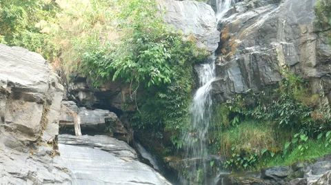 Mae Klang waterfall, Doi Inthanon national park, Chiang Mai, Thailand, Stock Footage 62227822