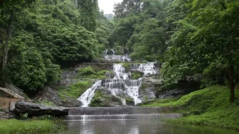 Mae Phlu Waterfall  Stock Footage 143624047