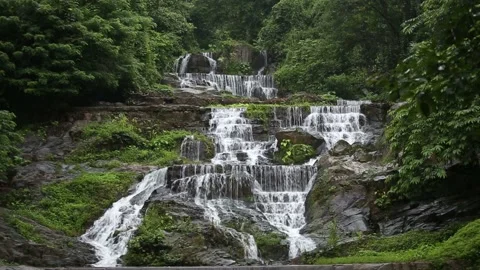 Mae Phlu Waterfall  Stock Footage 143624192