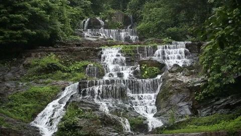 Mae Phlu Waterfall  Stock Footage 143624321