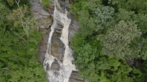 Mae sa pok Waterfall north in Thailand Stock Footage 162149273