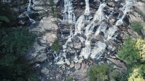 Mae Ya Waterfall Doi Inthanon, Chiang Mai Thailand Stock Footage 123042222
