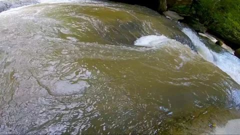 Mae Ya waterfall, Doi Inthanon national park Chiang Mai, Thailand. slow motion Stock Footage 143002650