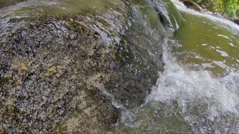 Mae Ya waterfall, Doi Inthanon national park Chiang Mai, Thailand. slow motion Stock Footage 143002807