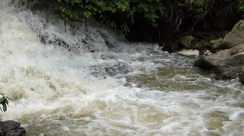 Mae Ya Waterfall Stock Footage 54585993