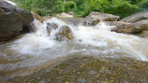 Mae Ya Waterfall Stock Footage 143135478