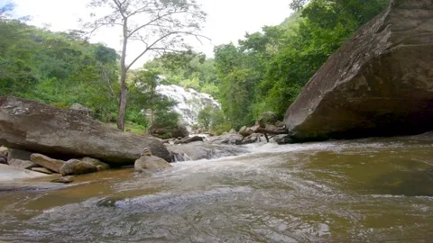 Mae Ya Waterfall Stock Footage 143135925
