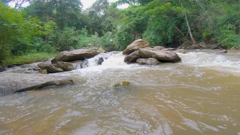 Mae Ya Waterfall Stock Footage 143136659