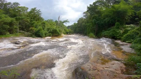 Mae Ya Waterfall Stock Footage 143136713