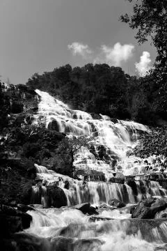 Mae Ya Waterfall Foto stock