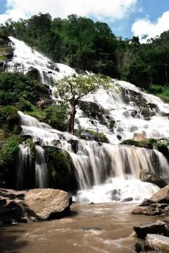 Mae Ya Waterfall Stock Photos