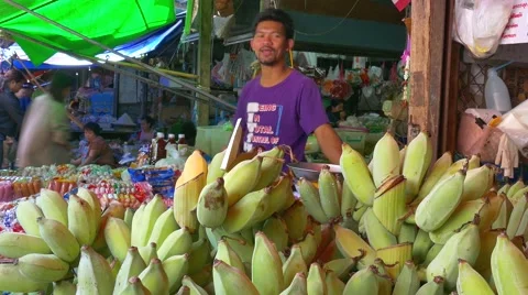 Maeklong Train Market Stock Footage 50951427