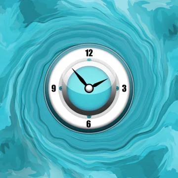 Maelstrom of time Stock Illustration