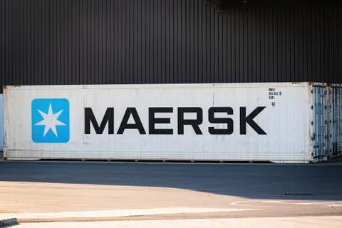 Maersk container Stock Photos