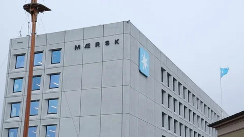 Maersk Headquarters Stock Footage 99096606