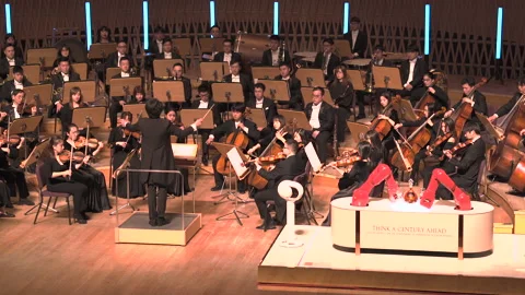 Maestro Conducting Orchestra Stock Footage 236974773