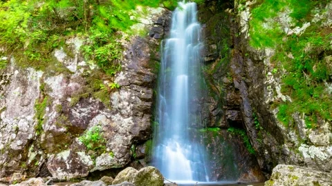 Maewoldae waterfall in Gangwon-do Cheolwon-gun, South Korea. Time lapse. Stock Footage 145744095