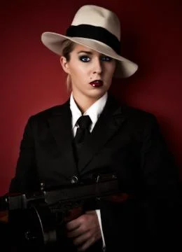 Mafia bride Stock Photos