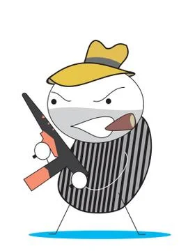 Mafia Illustrazione stock