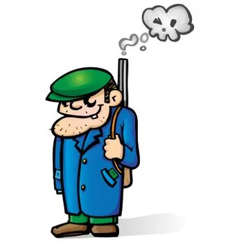 Mafia man Stockillustratie