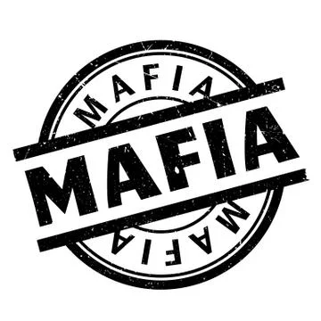 Mafia rubber stamp Stock Illustration