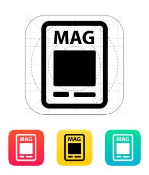 Magazine icon Stock-Illustration