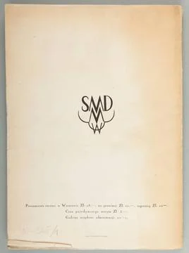 Magazine Kwartalnik Muzyczny No. 8 (07.1930) with Articles in the Field of... Stock Photos