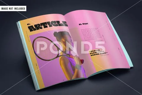 Magazine Mockup PSD Template