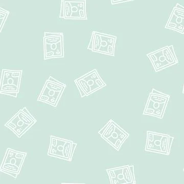 Magazine press line seamless pattern Stock Illustration