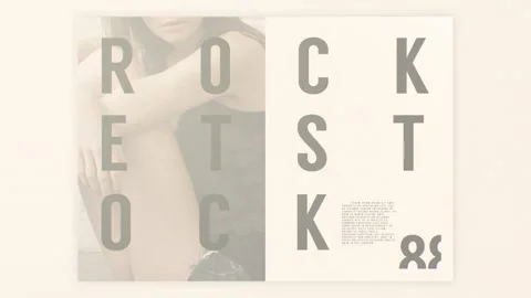 Magazine Slideshow (Divide) Stock After Effects