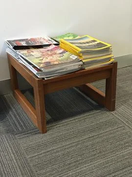 Magazine Table 写真素材