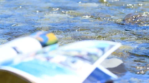 Magazine in the wind. Stock-Footage 24642920