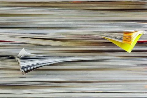 Magazines background Stock Photos