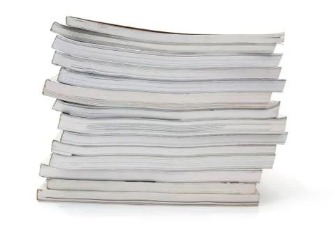 Magazines Stacked Stock Photos