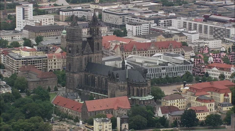 Magdeburg Cathedral Video stock 65380138