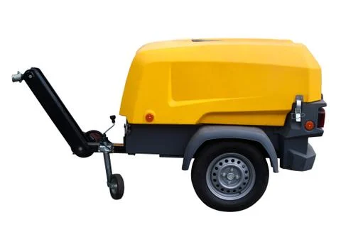 Mage mobile generator isolated on a white background. Stock Photos