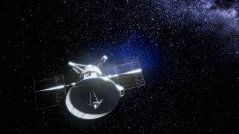 Magellan spacecraft approaching to Venus Video stock 130169614