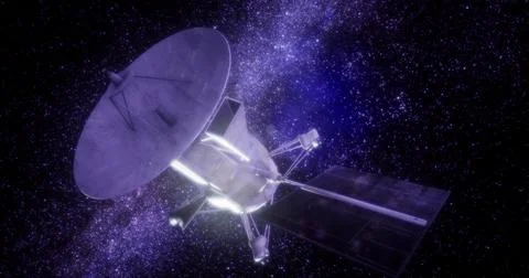 Magellan spacecraft exploring the depths of space during its mission 스톡 일러스트