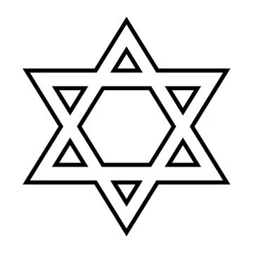 Magen David icon Stock Illustration