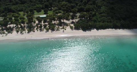 Magen's Bay Beach St. Thomas Virgin Islands Video stock 164886771
