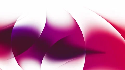 Magenta and White Abstract Fluid Waves Seamless Loop Video Stock Footage 343853036