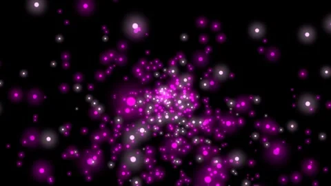 Magenta and white particle background, vibrant abstract animation Stock Footage 337702638