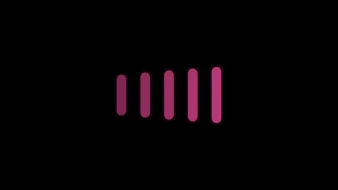 Magenta Bars Loading Screen Loop Video stock 341362590